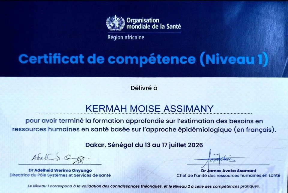 Analyse du Marché du Travail de la Santé, Organisation Mondiale de la Santé